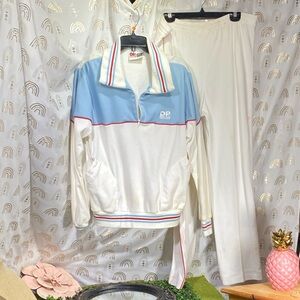Vintage Blue and White Men's Shirt